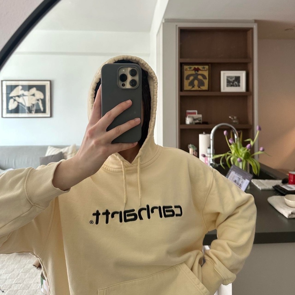 Carhartt Butter Yellow Hoodie